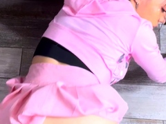Awesome Amateur teen blonde toying pussy
